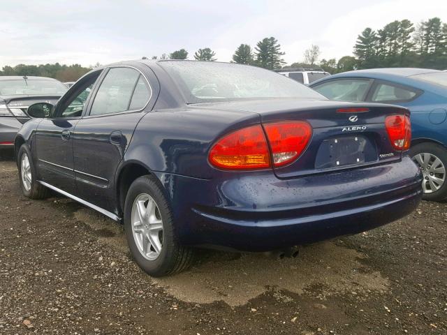 1G3NL52F84C187617 - 2004 OLDSMOBILE ALERO GL BLUE photo 3