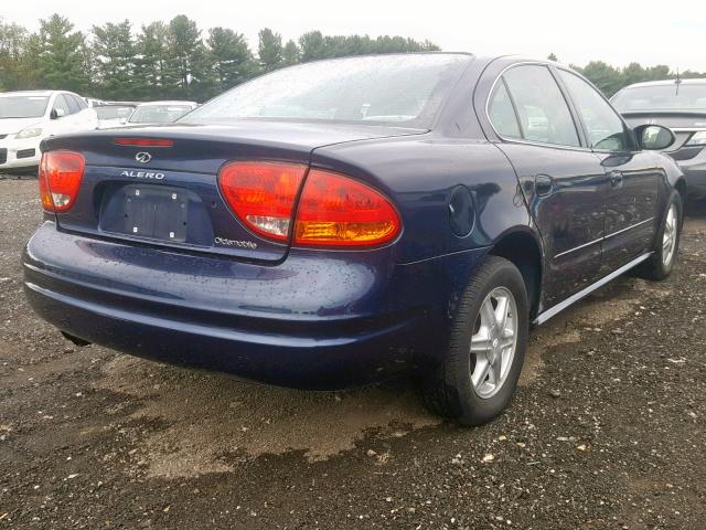 1G3NL52F84C187617 - 2004 OLDSMOBILE ALERO GL BLUE photo 4