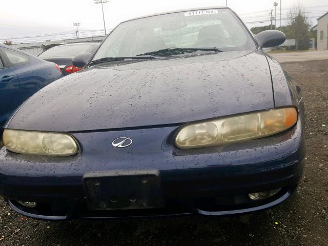 1G3NL52F84C187617 - 2004 OLDSMOBILE ALERO GL BLUE photo 9