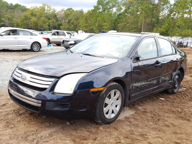 3FAHP06Z08R220101 - 2008 FORD FUSION S BLUE photo 2