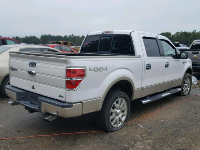 1FTFW1EV3AKA22079 - 2010 FORD F150 SUPER WHITE photo 4