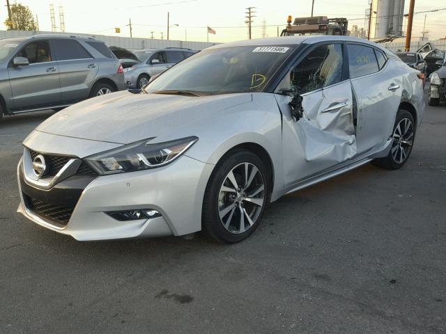 1N4AA6AP9HC380181 - 2017 NISSAN MAXIMA 3.5 SILVER photo 2