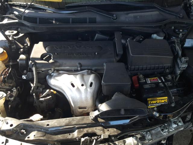 4T1BE46K19U826593 - 2009 TOYOTA CAMRY BASE BLACK photo 7