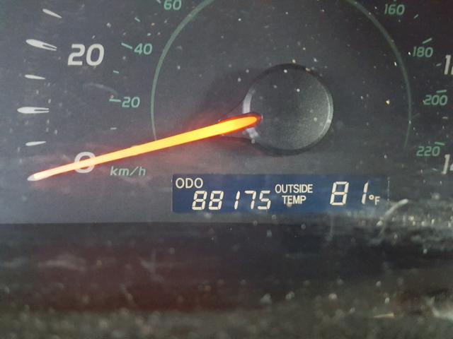 4T1BE46K19U826593 - 2009 TOYOTA CAMRY BASE BLACK photo 8