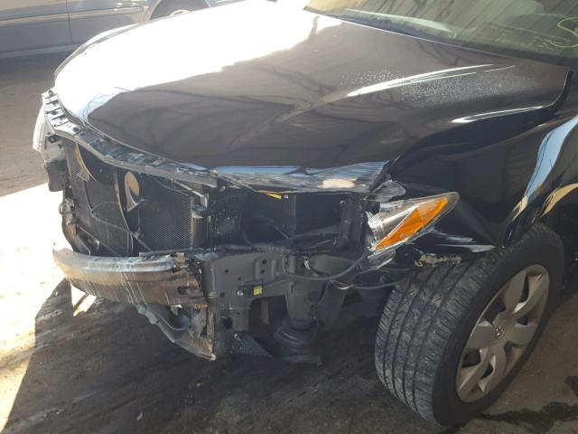 4T1BE46K19U826593 - 2009 TOYOTA CAMRY BASE BLACK photo 9