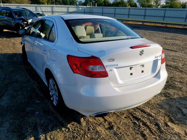 JS2RF9A13C6100392 - 2012 SUZUKI KIZASHI S WHITE photo 3