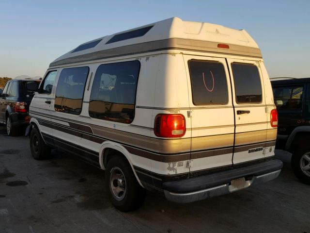 2B6HB11Z72K147440 - 2002 DODGE RAM VAN B1 WHITE photo 3