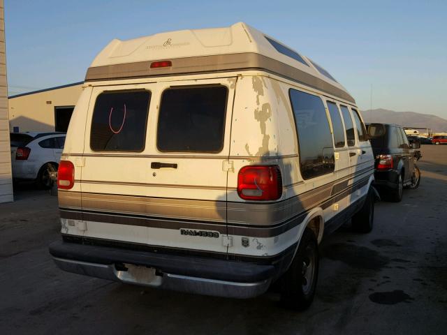 2B6HB11Z72K147440 - 2002 DODGE RAM VAN B1 WHITE photo 4