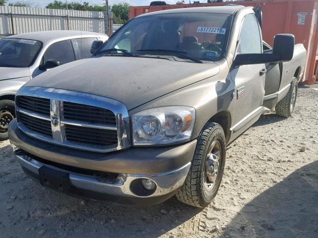 3D7KR28A47G773346 - 2007 DODGE RAM 2500 S Բեժ լուսանկար 2