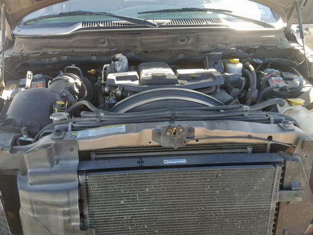 3D7KR28A47G773346 - 2007 DODGE RAM 2500 S Բեժ լուսանկար 7