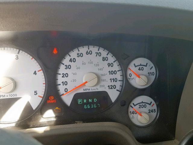 3D7KR28A47G773346 - 2007 DODGE RAM 2500 S Բեժ լուսանկար 8