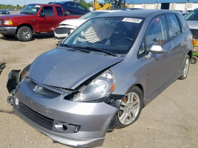 JHMGD386X7S016491 - 2007 HONDA FIT S 银色 照片 2