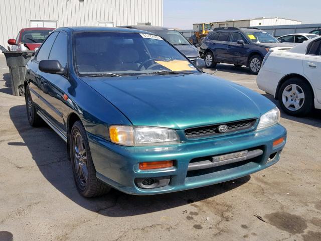 JF1GC4359WH502946 - 1998 SUBARU IMPREZA L GREEN photo 1