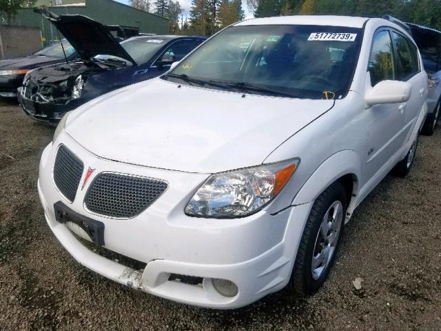 5Y2SL63845Z415099 - 2005 PONTIAC VIBE WHITE photo 2