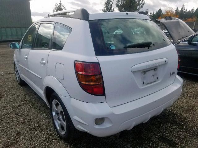 5Y2SL63845Z415099 - 2005 PONTIAC VIBE WHITE photo 3