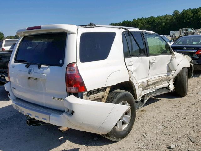 JTEZT17R648005179 - 2004 TOYOTA 4RUNNER LI WHITE photo 4