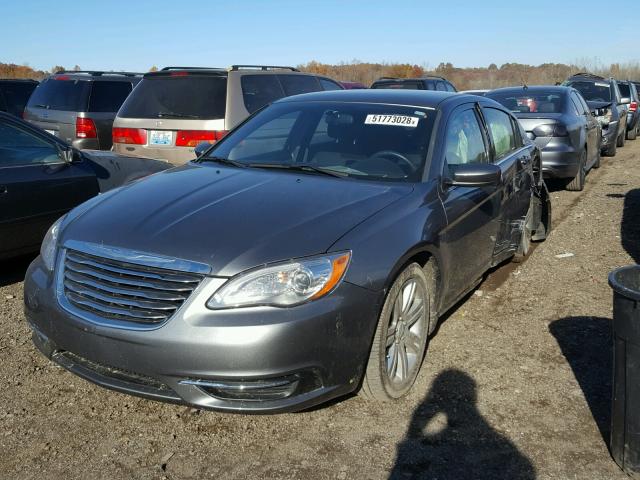 1C3BC1FB6BN618867 - 2011 CHRYSLER 200 TOURIN GRAY photo 2