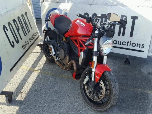 ZDM1RBSV4EB000372 - 2014 DUCATI MONSTER 12 RED photo 1