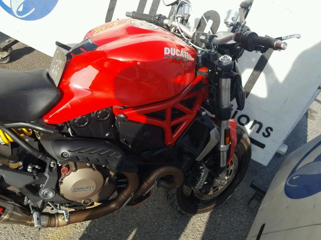 ZDM1RBSV4EB000372 - 2014 DUCATI MONSTER 12 RED photo 5