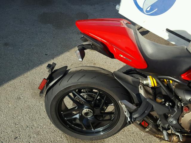 ZDM1RBSV4EB000372 - 2014 DUCATI MONSTER 12 RED photo 6