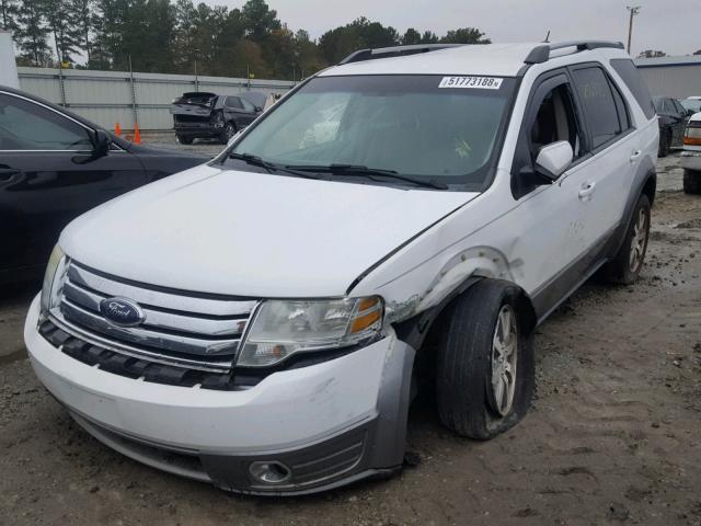 1FMDK02W98GA42260 - 2008 FORD TAURUS X S WHITE photo 2