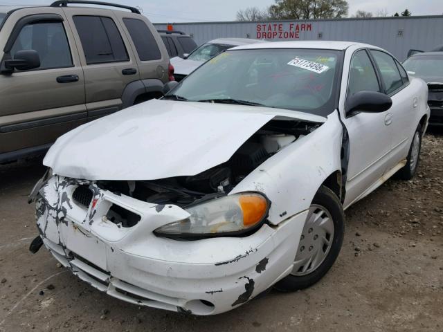 1G2NF52E44C253065 - 2004 PONTIAC GRAND AM S WHITE photo 2