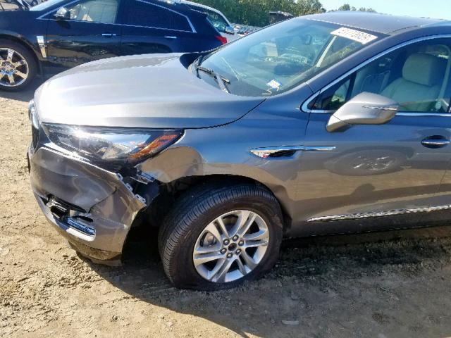 5GAERBKW0KJ247753 - 2019 BUICK ENCLAVE ES GRAY photo 9