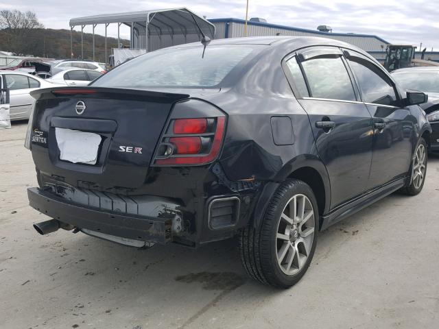 3N1BB61E18L611284 - 2008 NISSAN SENTRA SE- BLACK photo 4