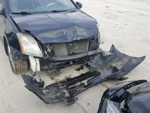 3N1BB61E18L611284 - 2008 NISSAN SENTRA SE- BLACK photo 9