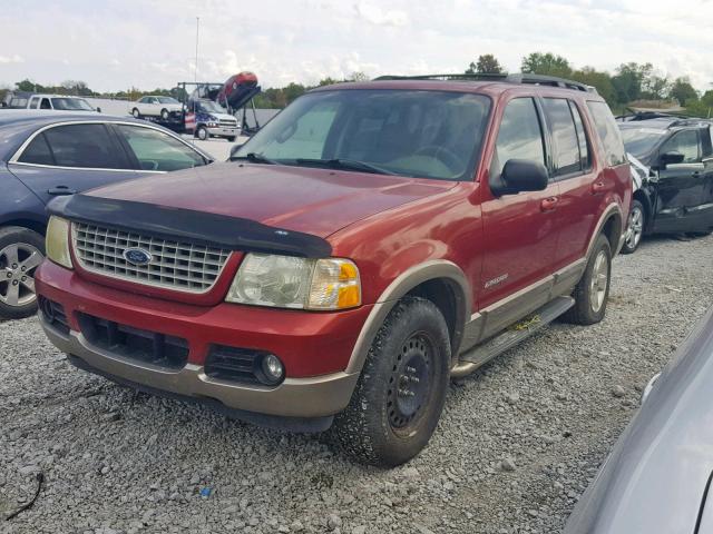 1FMZU74K14ZA95892 - 2004 FORD EXPLORER E BURGUNDY photo 2