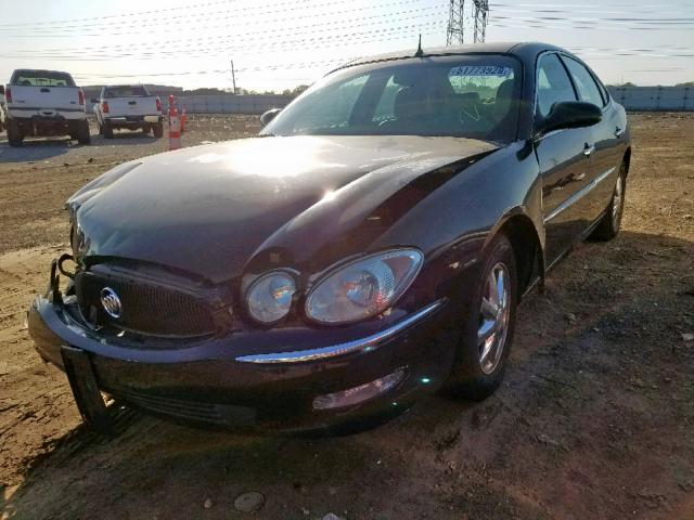 2G4WD532651336817 - 2005 BUICK LACROSSE C BLACK photo 2