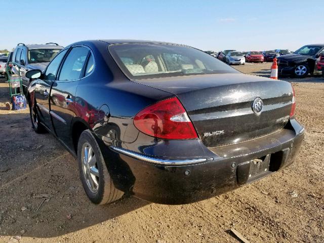 2G4WD532651336817 - 2005 BUICK LACROSSE C BLACK photo 3