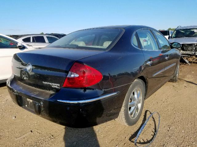 2G4WD532651336817 - 2005 BUICK LACROSSE C BLACK photo 4