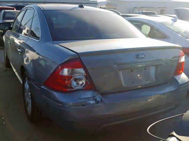 1FAFP25157G109192 - 2007 FORD FIVE HUNDR GRAY photo 3