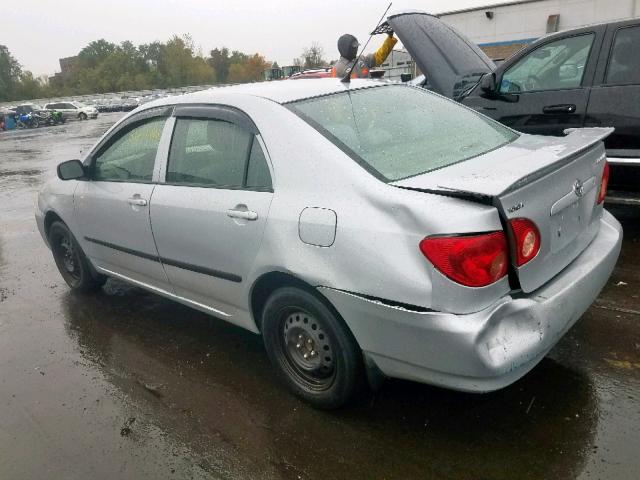 2T1BR32E67C747708 - 2007 TOYOTA COROLLA CE SILVER photo 3