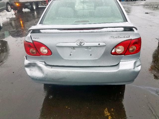 2T1BR32E67C747708 - 2007 TOYOTA COROLLA CE SILVER photo 9