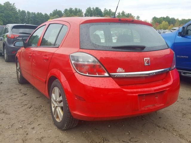 W08AR671185073302 - 2008 SATURN ASTRA XE RED photo 3