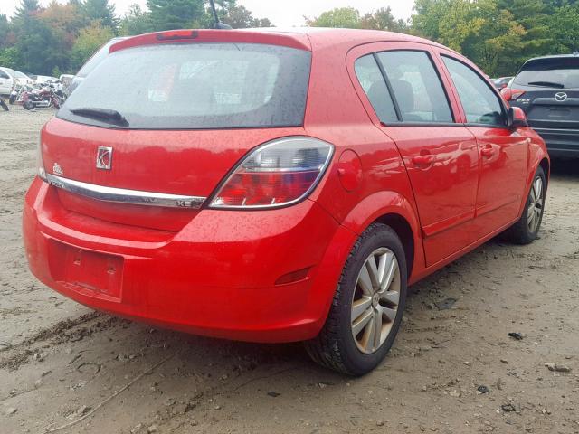 W08AR671185073302 - 2008 SATURN ASTRA XE RED photo 4