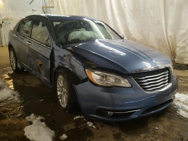 1C3BC2FG2BN569863 - 2011 CHRYSLER 200 LIMITE BLUE photo 1