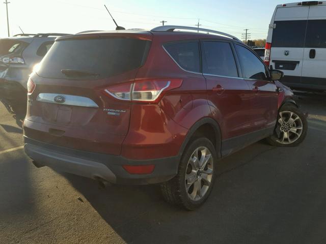 1FMCU9J91EUD74146 - 2014 FORD ESCAPE TIT RED photo 4