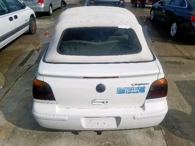 3VWDC21VXYM809817 - 2000 VOLKSWAGEN CABRIO GLS WHITE photo 9