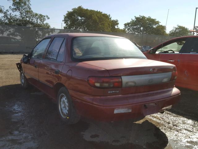 KNAFA1254V5315512 - 1997 KIA SEPHIA RS RED photo 3