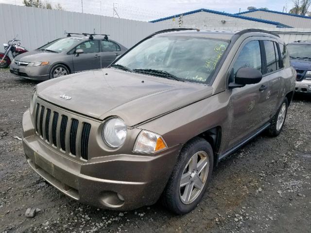 1J8FT47W17D124096 - 2007 JEEP COMPASS GOLD photo 2