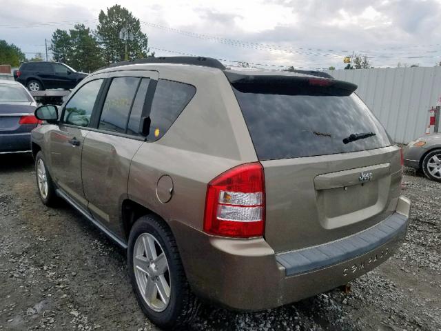 1J8FT47W17D124096 - 2007 JEEP COMPASS GOLD photo 3