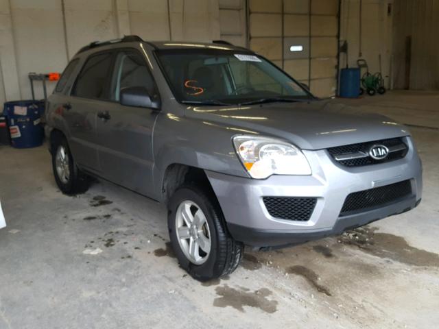 KNDKG3A36A7724458 - 2010 KIA SPORTAGE L SILVER photo 1