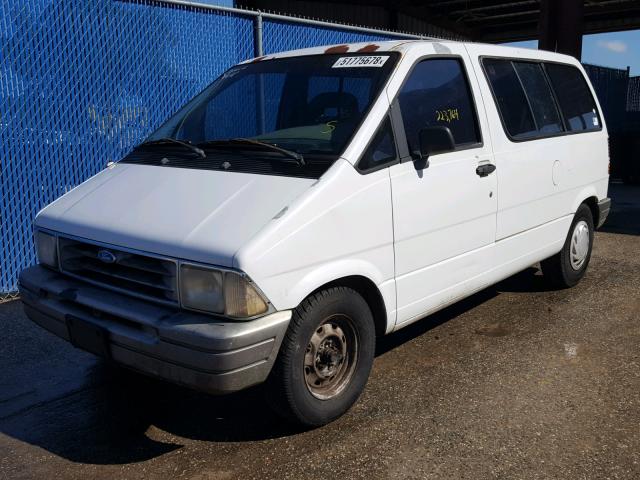 1FMCA11U2TZA84447 - 1996 FORD AEROSTAR WHITE photo 2