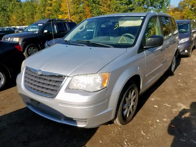 2A8HR44H38R750826 - 2008 CHRYSLER TOWN & COU GRAY photo 2