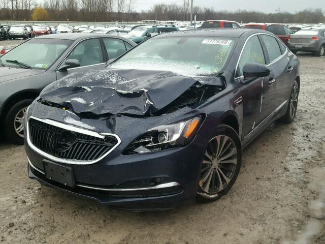 1G4ZP5SS8HU135371 - 2017 BUICK LACROSSE E BLUE photo 2