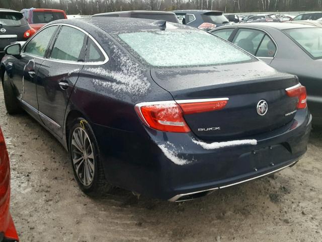 1G4ZP5SS8HU135371 - 2017 BUICK LACROSSE E BLUE photo 3