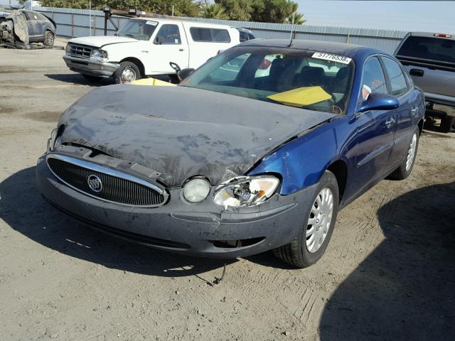 2G4WC532X51282599 - 2005 BUICK LACROSSE C BLUE photo 2